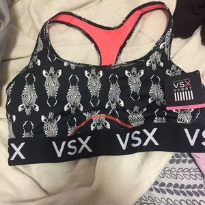 Victoria Secret Zebra Sport Bra